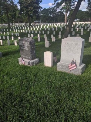 Son, Mother, Father at Camp Butler